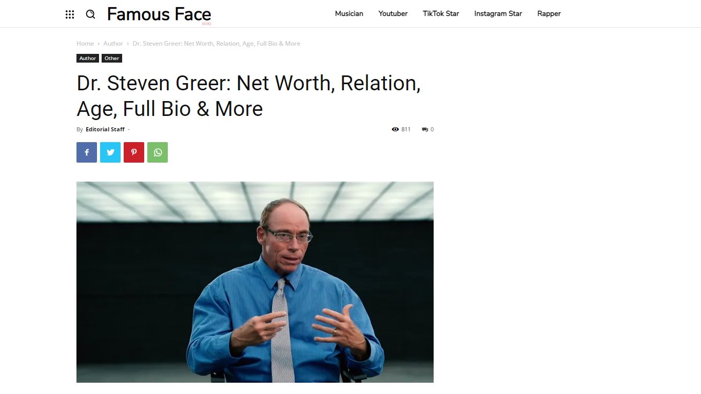 Dr. Steven Greer: Net Worth, Relation, Age, Full Bio & More